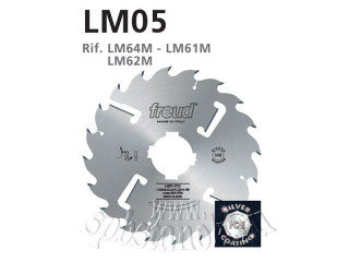 Пилы дисковые Freud LM05 с четырьмя и шестью подчистными ножами для многопилов