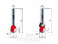 Концевые фрезы с полукруглым торцом Freud серия 18-**