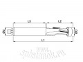 Фреза алмазная DIA ROUTER BIT с подшипником снизу mod. EC3E-BD