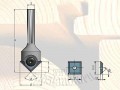 Фрезы концевые V-образные RSFU.019, со сменными ножами HM